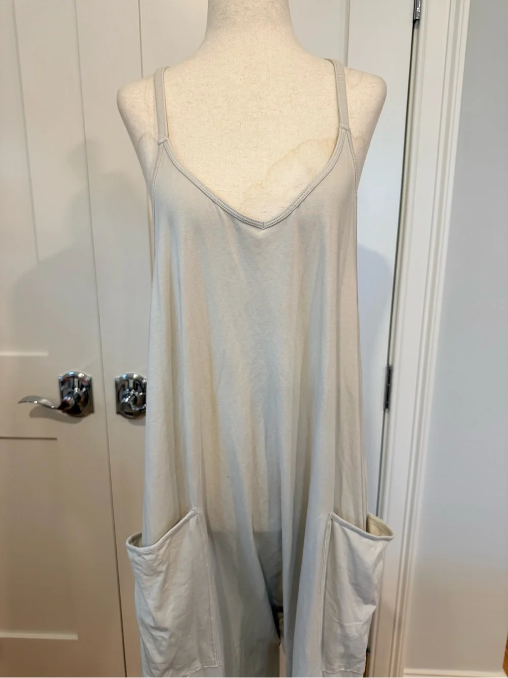 Free People Hot Shot Onsie Drop-Crotch Cotton Jumpsuit - Picture 8 of 16